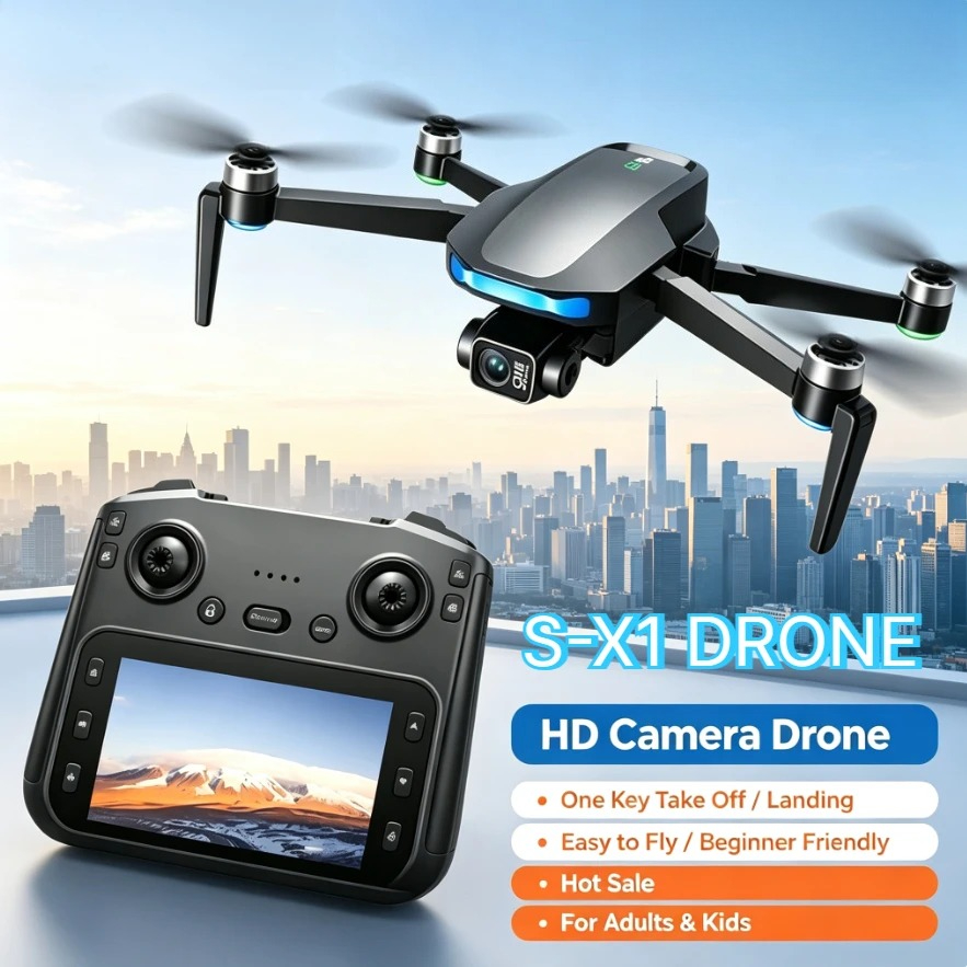 Original S-X1 GPS Drone 8K HD  - Drone Gimbal 3 Axis review and price