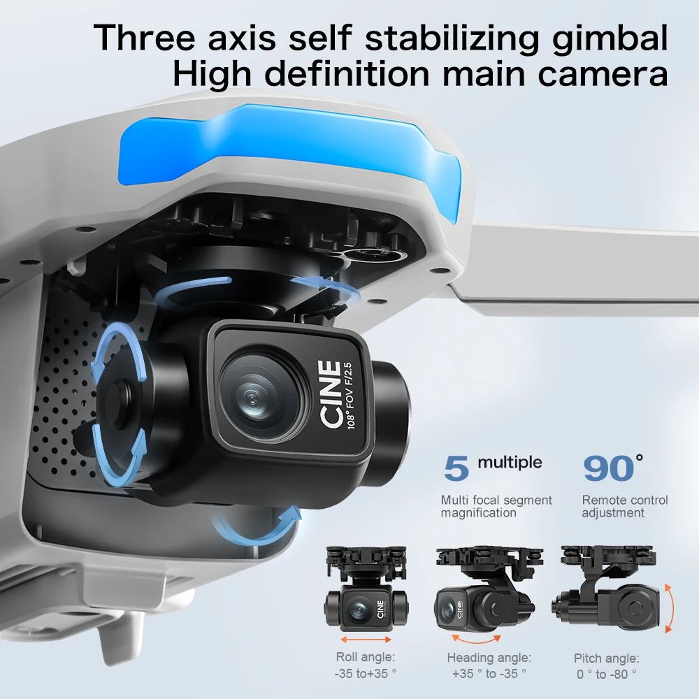 Original S-X1 GPS Drone 8K HD  - Drone Gimbal 3 Axis review and price