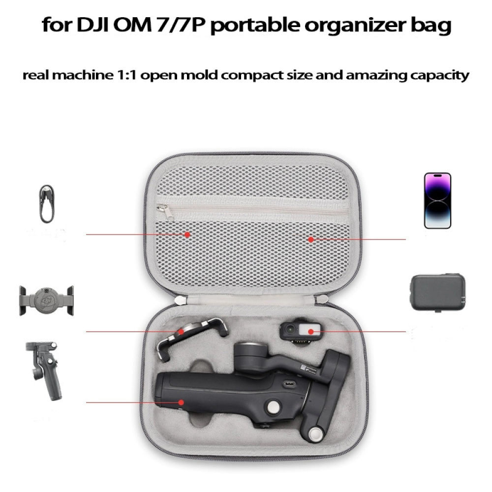 for Osmo Mobile 7P Case,Portab - Drone Gimbal Case review and price