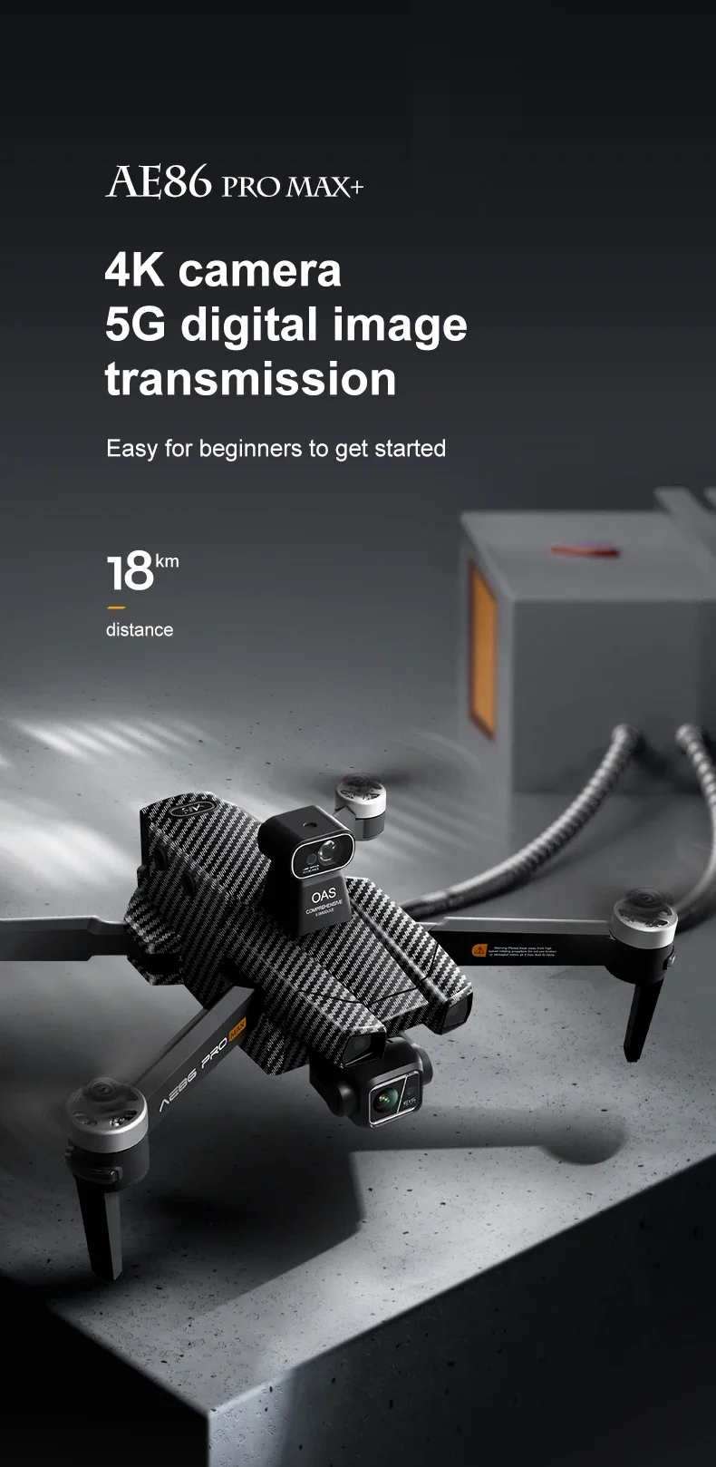 High end AE86drone with camera - Drone Gimbal 3 Axis review and price